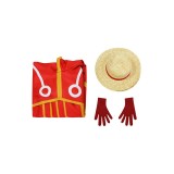 2024 Egghead Arc Monkey D. Luffy Kids Boys Party Suit Cosplay Costume Halloween Carnival Outfit