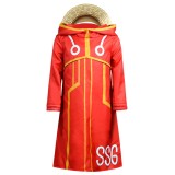 2024 Egghead Arc Monkey D. Luffy Kids Boys Party Suit Cosplay Costume Halloween Carnival Outfit