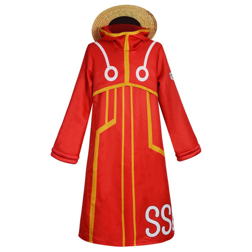 2024 Egghead Arc Monkey D. Luffy Full Set Suit Cosplay Costume Halloween Carnival Outfit