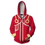 2024 Sweat à capuche imprimé Egghead Arc Monkey D. Luffy Costume de cosplay Tenue de Halloween Carnaval