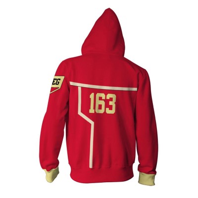 2024 Sweat à capuche imprimé Egghead Arc Monkey D. Luffy Costume de cosplay Tenue de Halloween Carnaval