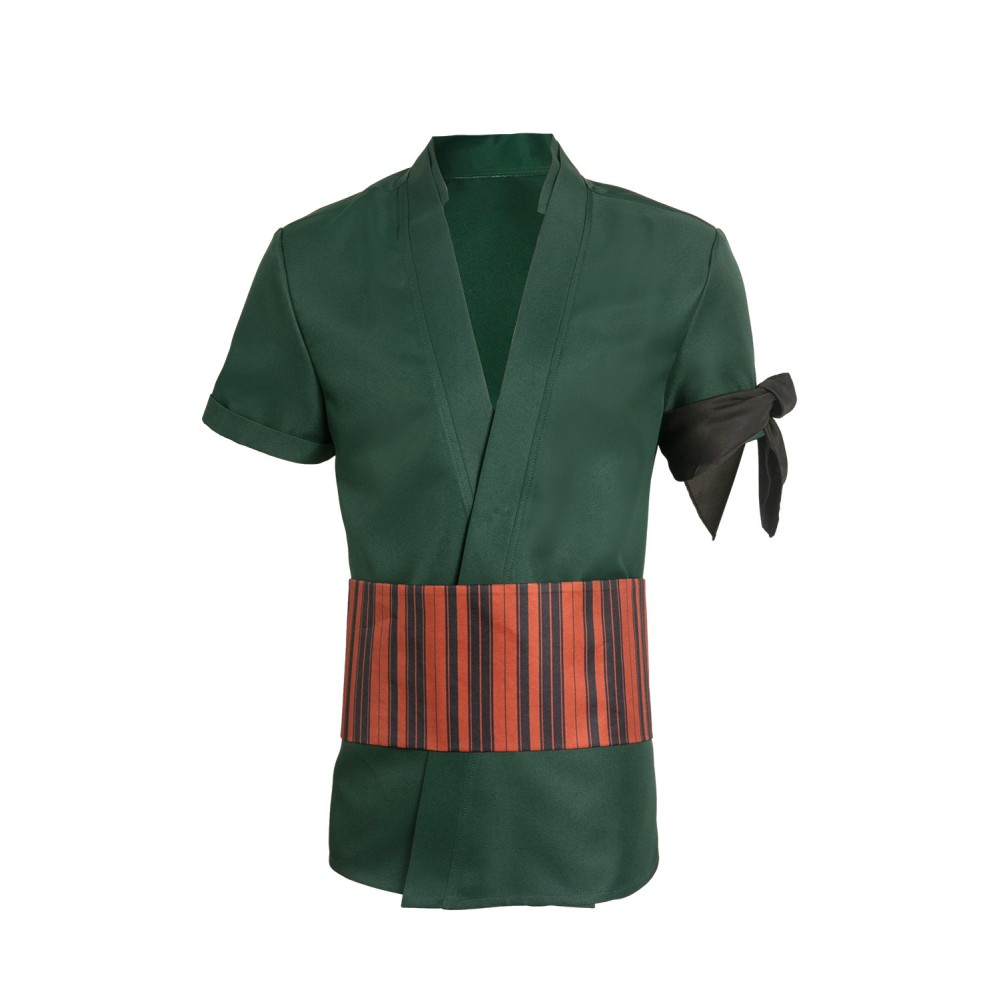 One Piece 2023 Zoro Green Top Suit Cosplay Costume Halloween Carnival Outfit