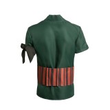 One Piece 2023 Zoro Green Top Suit Cosplay Costume Halloween Carnival Outfit