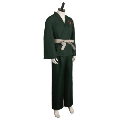 2023 Zoro Green Martial Art Suit Cosplay Costume Halloween Carnival Outfit