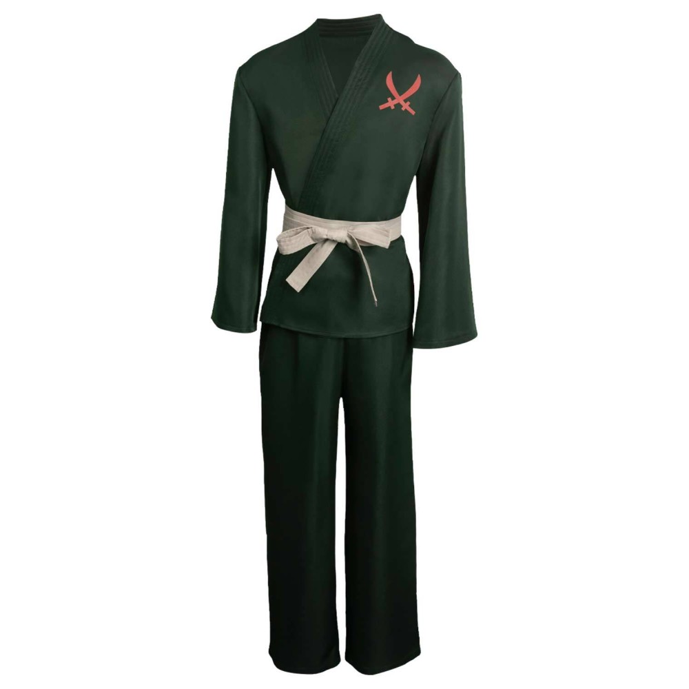 2023 Zoro Green Martial Art Suit Cosplay Costume Halloween Carnival Outfit