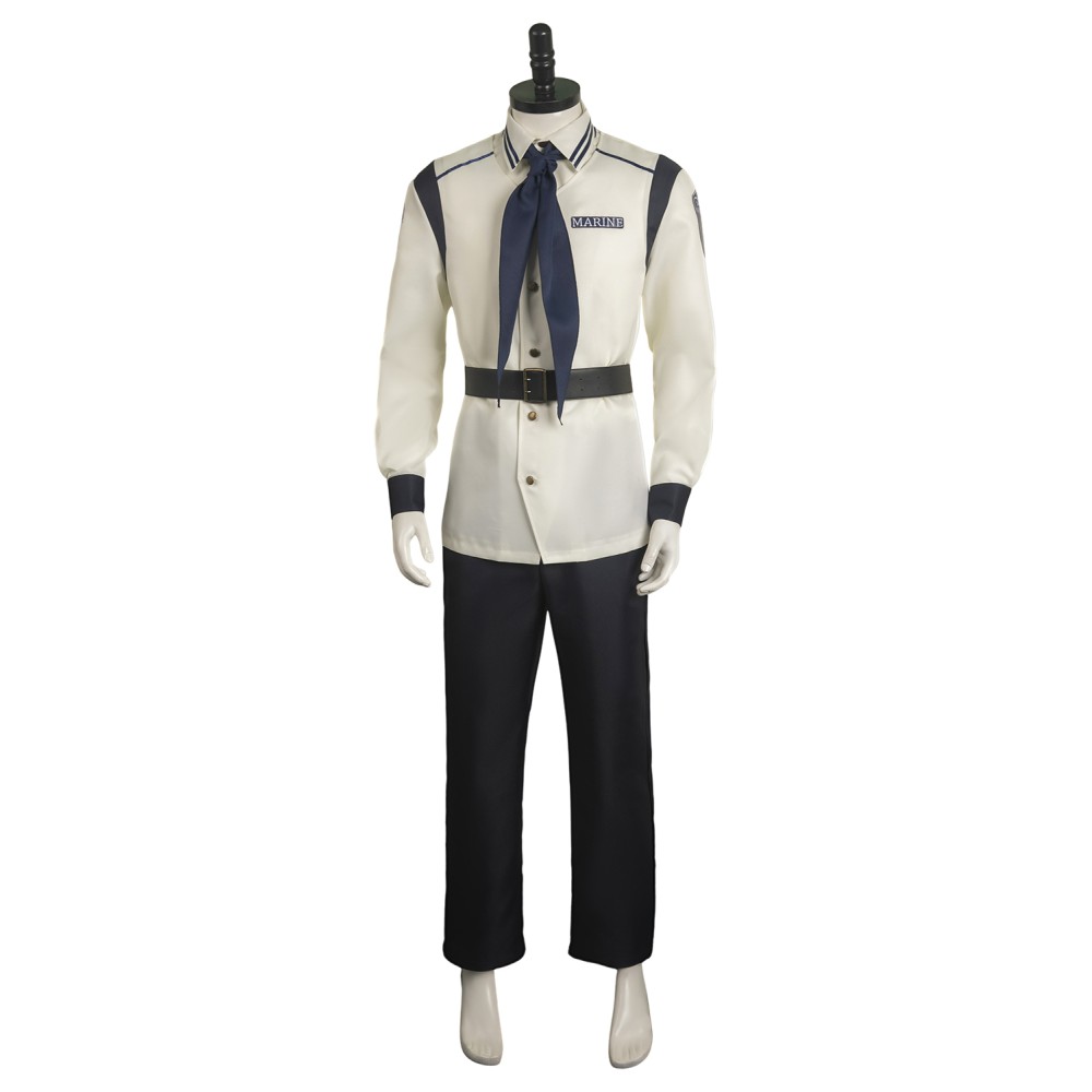 One Piece 2023 Navy Long Sleeved Suit Cosplay Costume Halloween Carnival Outfit