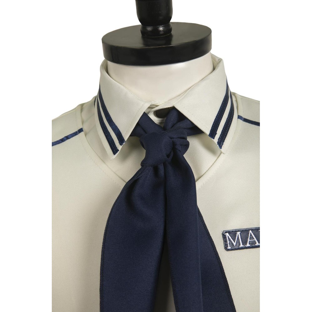 One Piece 2023 Navy Long Sleeved Suit Cosplay Costume Halloween Carnival Outfit