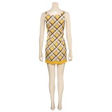 2023 Nami Robe Jaune Imprimée Costume Cosplay Tenue Halloween Carnaval