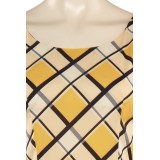 2023 Nami Robe Jaune Imprimée Costume Cosplay Tenue Halloween Carnaval