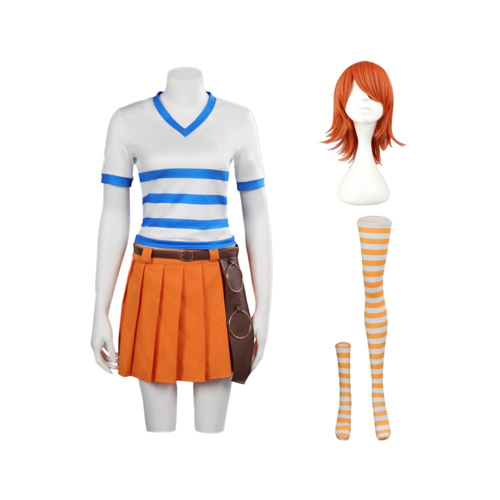 2023 Costume de Cosplay Nami Dress Suit pour Halloween et Carnaval