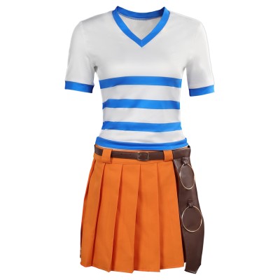 2023 Costume de Cosplay Nami Dress Suit pour Halloween et Carnaval