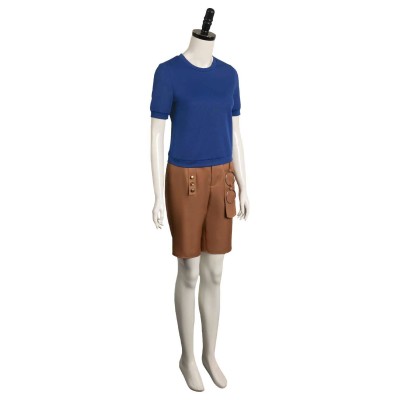 One Piece 2023 Nami Blue Suit Cosplay Costume Halloween Carnival Outfit