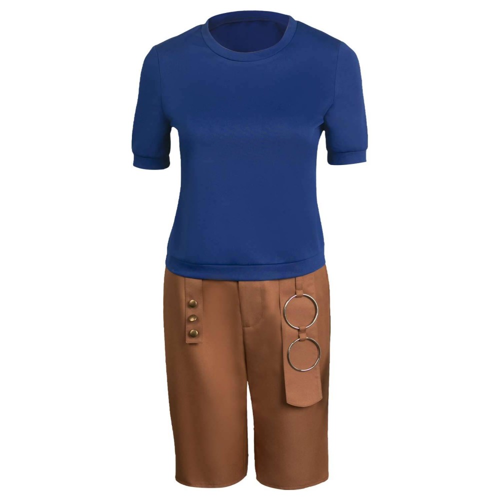 One Piece 2023 Nami Blue Suit Cosplay Costume Halloween Carnival Outfit