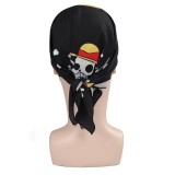One Piece 2023 Luffy Skull Kerchief Accessories Cosplay Costume Halloween Carnival