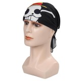 One Piece 2023 Luffy Skull Kerchief Accessories Cosplay Costume Halloween Carnival
