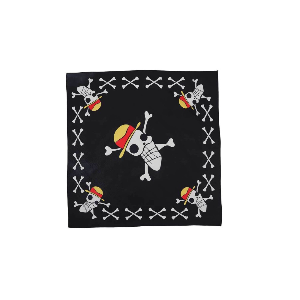 One Piece 2023 Luffy Skull Kerchief Accessories Cosplay Costume Halloween Carnival