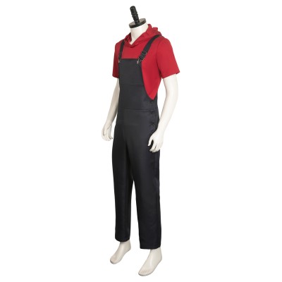 One Piece 2023 Luffy Shirt Overall Suit Cosplay Costume Halloween Carnival Outfit