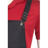 One Piece 2023 Luffy Shirt Overall Suit Cosplay Costume Halloween Carnival Outfit