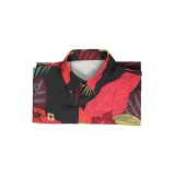 2023 Luffy Printed Shirt Suit Cosplay Costume Halloween Carnival Outfit