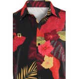 2023 Luffy Printed Shirt Suit Cosplay Costume Halloween Carnival Outfit