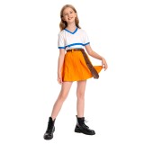 2023 Kids Girls Nami Dress Suit Cosplay Costume Halloween Carnival Outfit
