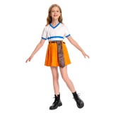 2023 Kids Girls Nami Dress Suit Cosplay Costume Halloween Carnival Outfit