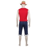 2023 Costume de Cosplay Luffy pour Enfants Kids - Tenue de Carnaval Halloween