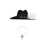2023 Eagle Eye Hat Necklace Accessories Cosplay Costume Halloween Carnival