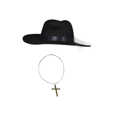 2023 Eagle Eye Hat Necklace Accessories Cosplay Costume Halloween Carnival