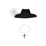 2023 Eagle Eye Hat Necklace Accessories Cosplay Costume Halloween Carnival