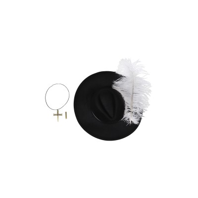2023 Eagle Eye Hat Necklace Accessories Cosplay Costume Halloween Carnival