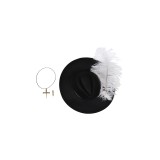 2023 Eagle Eye Hat Necklace Accessories Cosplay Costume Halloween Carnival