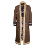 2023 Buggy Brown Coat Suit Cosplay Costume Halloween Carnival Outfit
