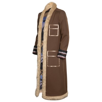 2023 Buggy Brown Coat Suit Cosplay Costume Halloween Carnival Outfit