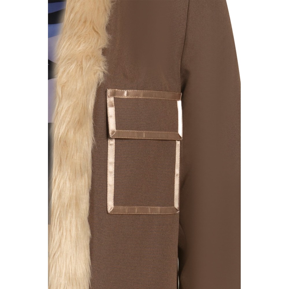 2023 Buggy Brown Coat Suit Cosplay Costume Halloween Carnival Outfit
