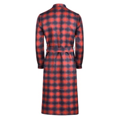 One Battle After Another Bob Men Fannel Sleepwear Bathrobe Party Cosplay Costume Halloween Carnival