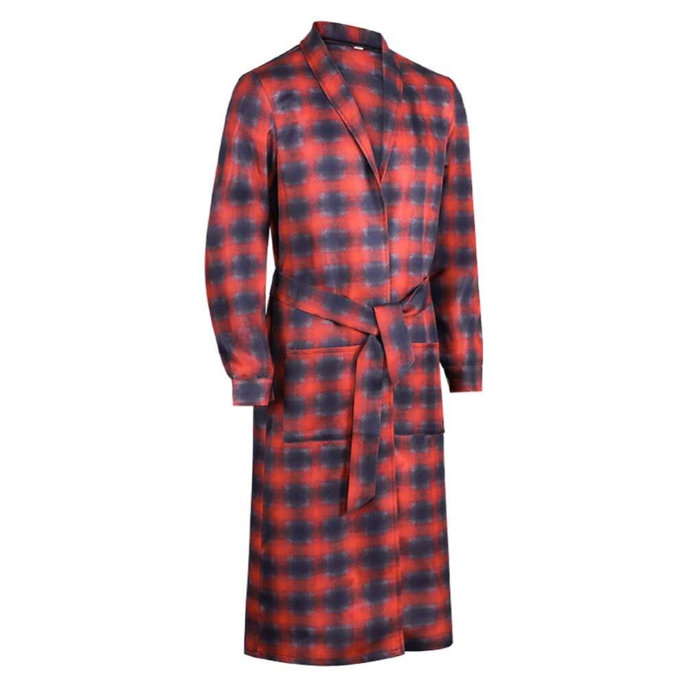 One Battle After Another Bob Men Fannel Sleepwear Bathrobe Party Cosplay Costume Halloween Carnival