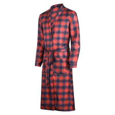 One Battle After Another Bob Men Fannel Sleepwear Bathrobe Party Cosplay Costume Halloween Carnival
