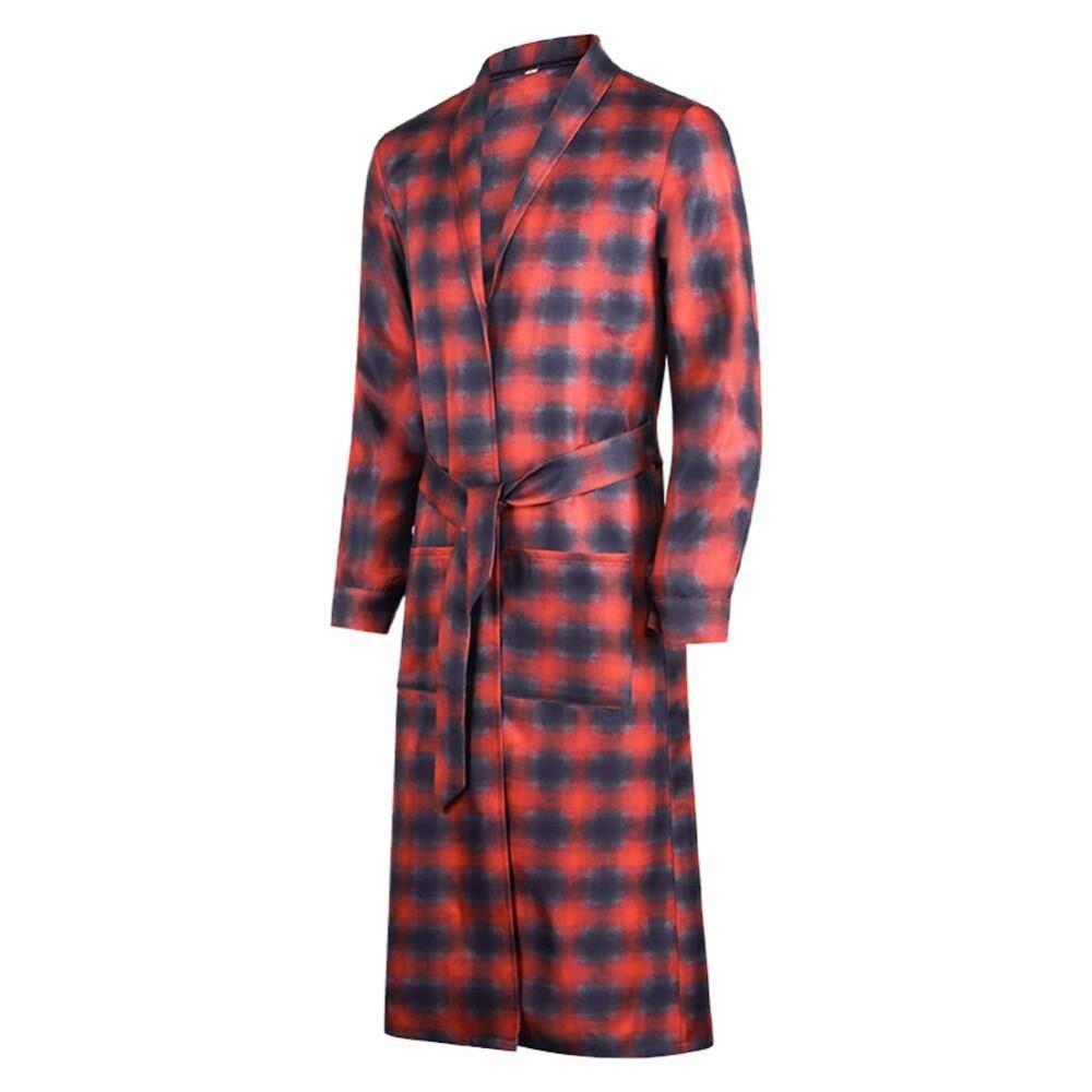 One Battle After Another Bob Men Fannel Sleepwear Bathrobe Party Cosplay Costume Halloween Carnival