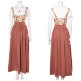 Oktoberfest 1900 Maria Hoflinger Women Bavaria Dress Party Cosplay Costume Halloween Carnival