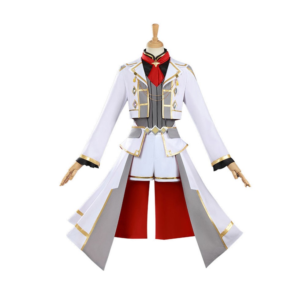 Oguri Cap Costume de Cosplay de Joli Costume Blanc Tenue de Halloween Carnaval