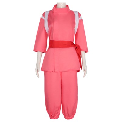 Ogino Chihiro Femme Costume de Cosplay Rose Costume de Halloween Carnaval