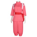 Ogino Chihiro Femme Costume de Cosplay Rose Costume de Halloween Carnaval