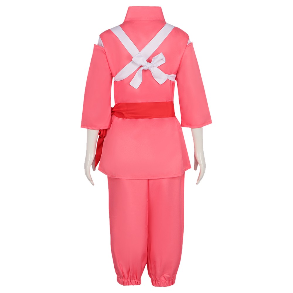 Ogino Chihiro Femme Costume de Cosplay Rose Costume de Halloween Carnaval