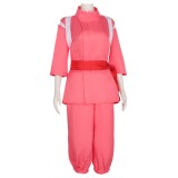 Ogino Chihiro Femme Costume de Cosplay Rose Costume de Halloween Carnaval