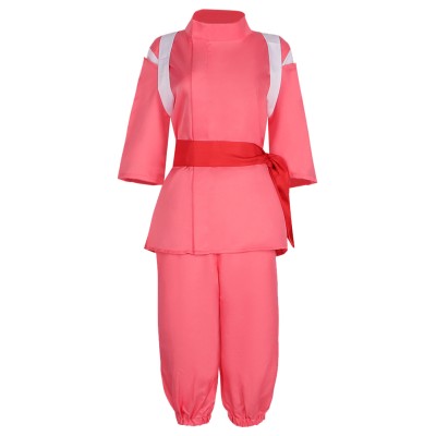 Ogino Chihiro Femme Costume de Cosplay Rose Costume de Halloween Carnaval