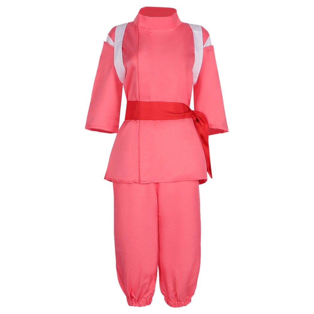 Ogino Chihiro Femme Costume de Cosplay Rose Costume de Halloween Carnaval