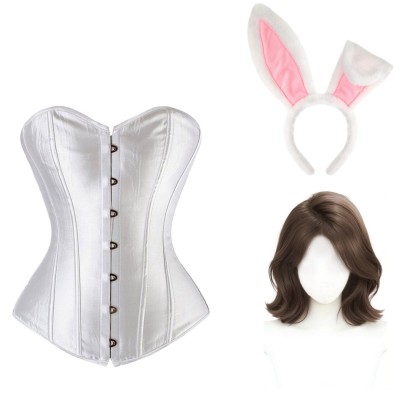 Off Campus Hannah Wells Women White Cosplay Costume Halloween Carnival Outfit