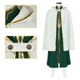 Octopath Traveler Temenos Mistral Green Rope Cosplay Costume Halloween Carnival Outfit