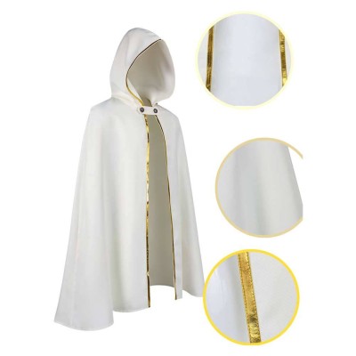 Octopath Traveler Temenos Mistral White Cloak Cosplay Costume Halloween Carnival Outfit